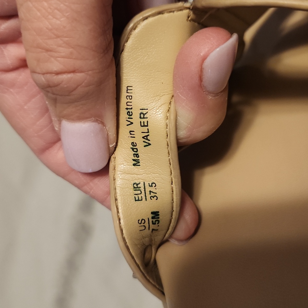Sam Edelman Cream Slide Sandals Valeri 7.5 - Picture 5 of 5